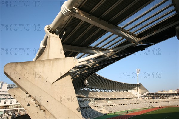 France, Paris 13e, stade charlety, boulevard kellermann, avenue pierre de coubertin, sport, piste, athletisme, 
Architectes : Bruno et Henri Gaudin