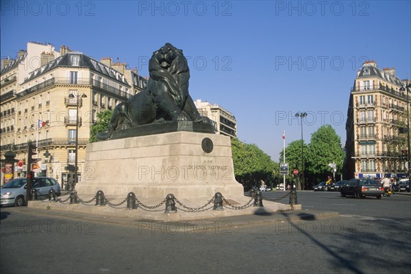 France, denfert rochereau square