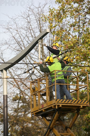 France, works on paris ring tramway