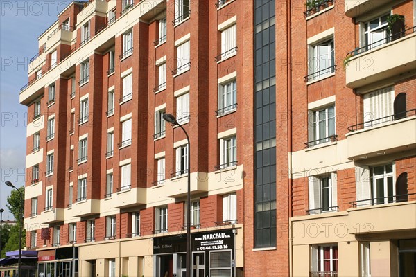 France, red brick building