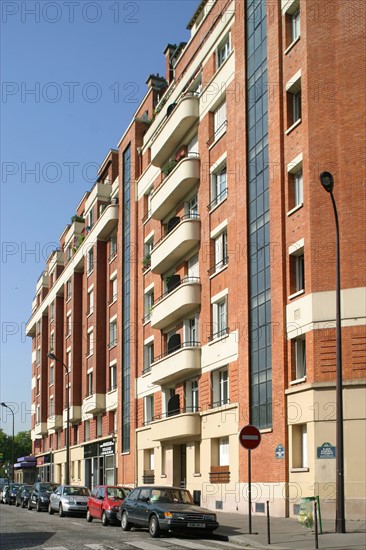 France, red brick building