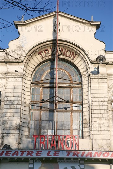 France, Paris 18e, butte Montmartre, boulevard de rochechouart, salle de spectacle, le Trianon, theatre,