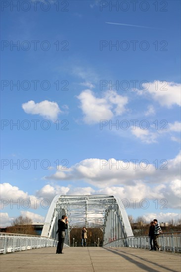 France, metallic bridge