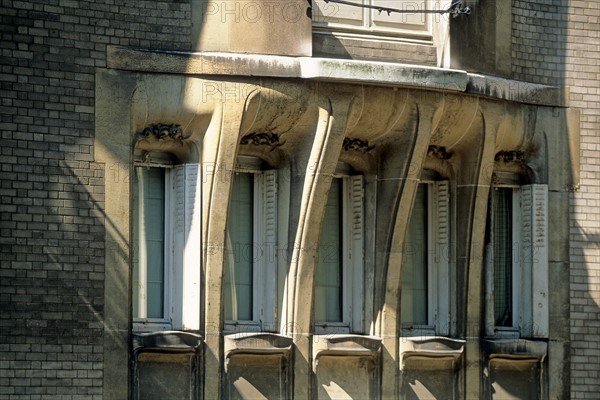 Hôtel Guimard à Paris (détail)