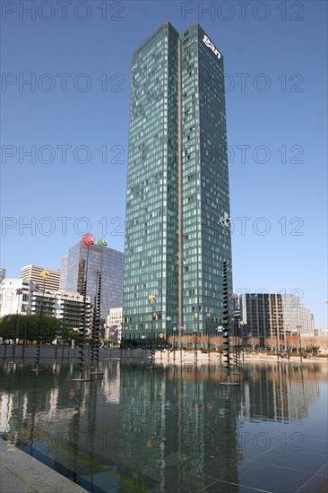 France, hauts de Seine, la defense, tours, immeubles, gratte ciel, le parvis, tour gan,