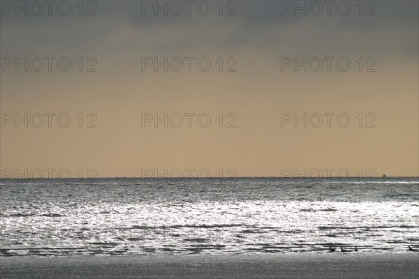 France, Normandie, Manche, debarquement, utah beach, ciel charge, orage, maree haute, mer,