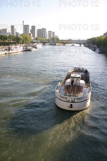 France, tourist boat empty of tourists