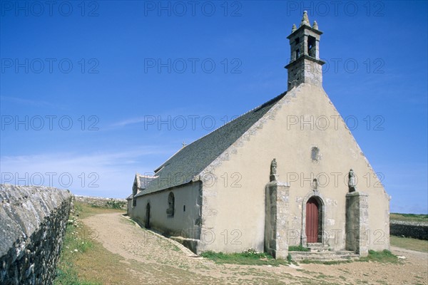 France, Bretagne, Finistere sud, Cap Sizun, Cornouaille, pointe du van, chapelle saint They,