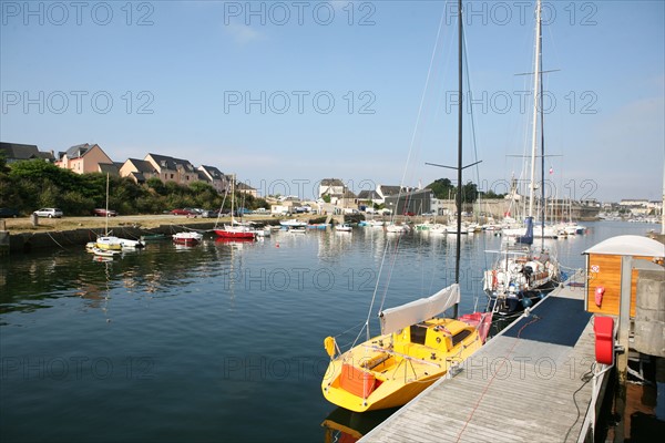 France, Bretagne, Finistere Sud, Cornouaille, Concarneau, bateau, Le Passage, ponton, voilier,