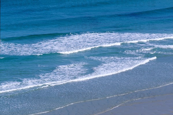 France, Bretagne, Finistere Sud, Cap Sizun, Cornouaille, baie des trepasses, vagues,