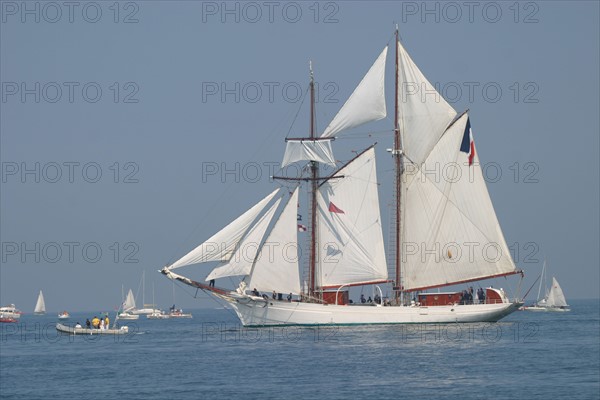 France, Basse Normandie, Manche, Cotentin, Cherbourg, rade, tall ships race 2005, grands voiliers, course, la belle poule,