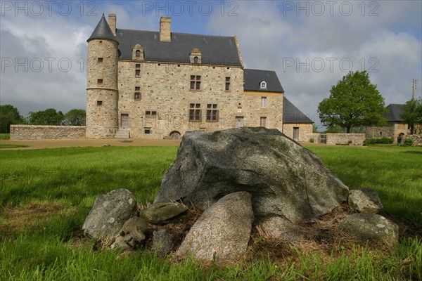 France, Basse Normandie, Manche, pays de coutances, saint sauveur lendelin, habitat traditionnel, manoir du Grand Taute,