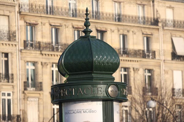 France, advertising column