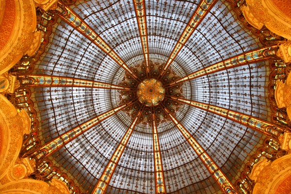 Grande coupole des Galeries Lafayette à Paris