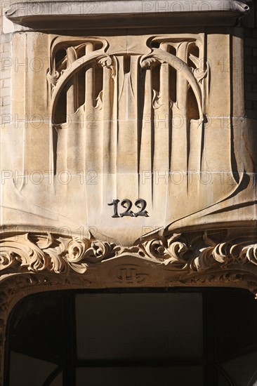 Hôtel Guimard à Paris (détail)