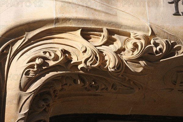 Hôtel Guimard à Paris (détail)