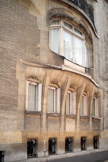 Hôtel Guimard à Paris (détail)