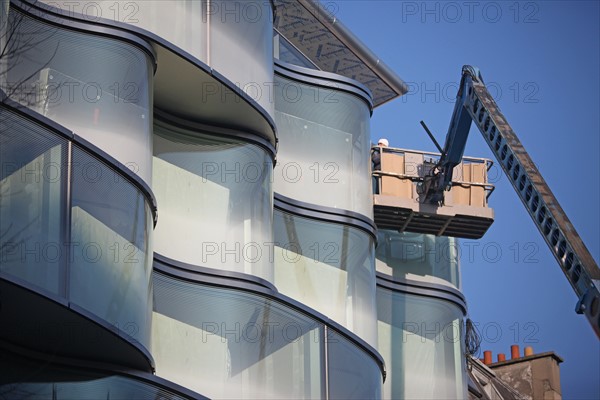 France, glass building