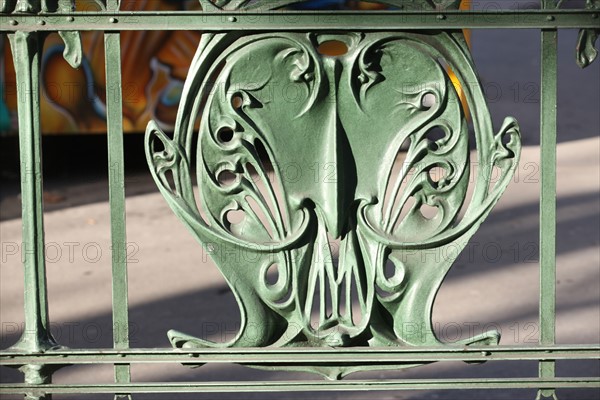 Abbesses metro station in Paris