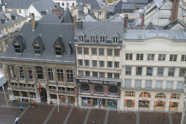 France, Haute Normandie, Seine Maritime, Rouen, ancien hotel des finances, office du tourisme, place de la cathedrale, vue depuis la grande galerie,