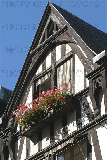 rue du gros horloge, France