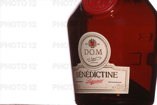 France, Haute Normandie, Seine Maritime, fecamp, palais benedictine, bouteille de Benedictine, liqueur, boisson, alcool,