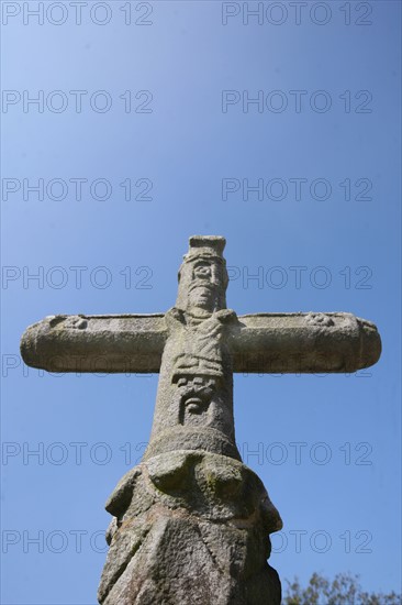 France, Haute Normandie, Seine Maritime, pays de Caux maritime, Malleville-les-Gres, calvaire