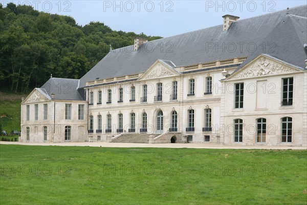 France, Haute Normandie, Seine Maritime, vallee de la Seine, gruchet le valasse, parc EANA, consacre au developpement durable, environnement, ancienne abbaye,