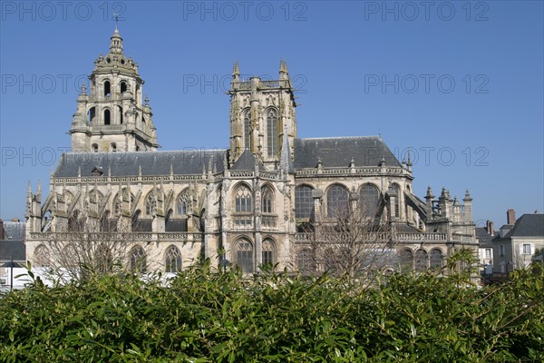 France, Basse Normandie, orne, argentan, centre ville, eglise Saint-Germain, art gothique et renaissance,