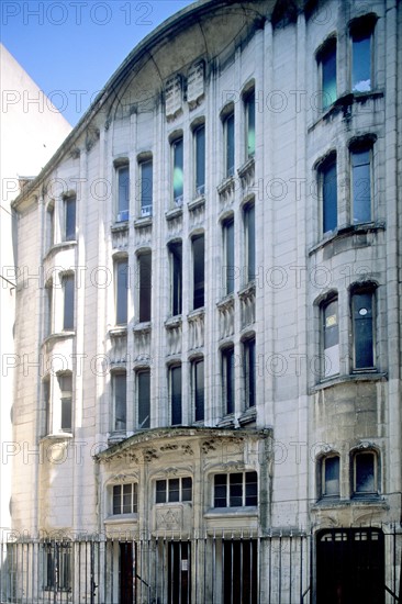 France, Paris 4e, le marais, rue fpavee, synagogue, architecte Hector Guimard, religion juive, judaisme, edifice religieux,