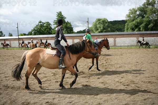 France, picardie, somme, beauchamp, frontiere avec la Normandie, pays de la bresle maritime, centre equestre du lieu dieu, sport equestre, equitation, loisirs, cheval, cavalier,