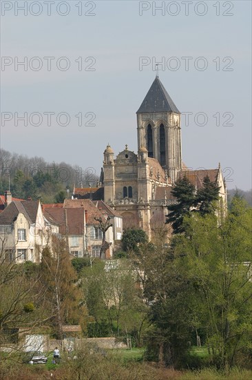 France, ile de france, val d'oise, vetheuil, la seine, eglise, impressionnistes, claude monet, paysage,