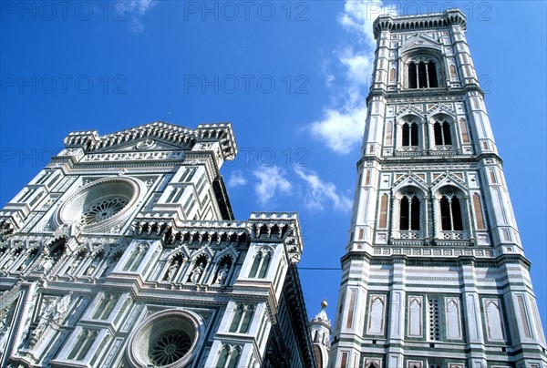 Italie, toscane, florence, firenze, renaissance italienne, santa maria del fiore, campanile de giotto, marbre, duomo, le dome, brunelleschi,