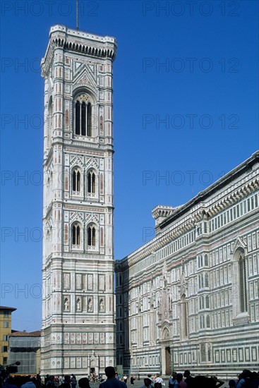 Italie, toscane, florence, firenze, renaissance italienne, santa maria del fiore, campanile de giotto, marbre, duomo, le dome, brunelleschi,