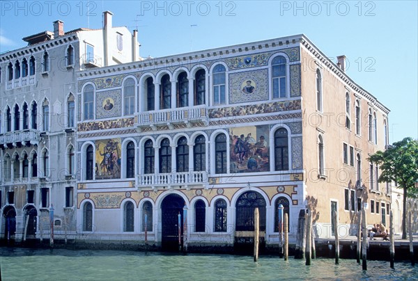 Italie, venise, grand canal, eau, palais, habitat traditionnel,