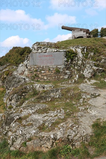 France, Bretagne, Morbihan, la roche bernard, vilaine, ville, port, promontoire, rocher, canon, la couronne,