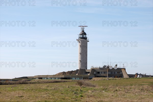 France, region nord, pas de calais, cote d'opale, cap gris nez, falaises, panorama, cross gris nez, mer du nord, phare, radar,