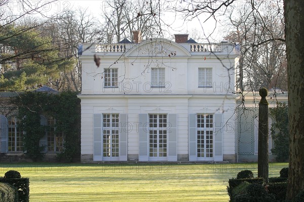 France, region ile de france, seine et marne, fontainebleau, ermitage de pompadour, jardin,