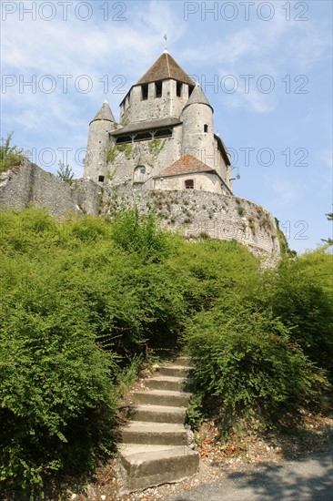 France, region ile de france, seine et marne, provins, cite medievale, tour cesar, rempart, butte, fortifications,