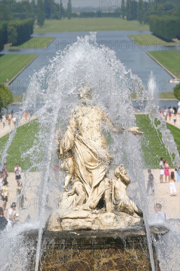 France, region ile de france, yvelines, versailles, parc du chateau, grandes eaux de versailles, spectacle, fontaines, jets d'eau, sculpture, statues, jets d'eau,