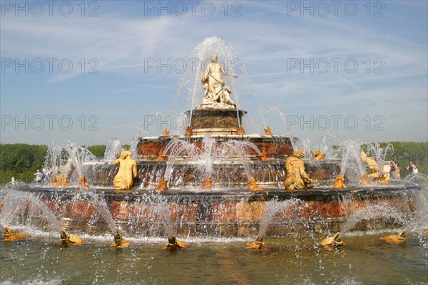 France, region ile de france, yvelines, versailles, parc du chateau, grandes eaux de versailles, spectacle, fontaines, jets d'eau, sculpture, statues, jets d'eau,