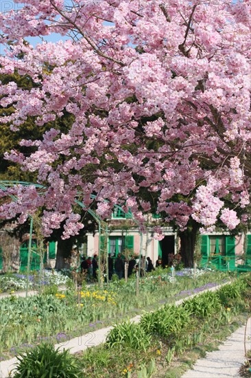 France, Haute Normandie, eure, vallee de la seine, giverny, maison de claude monet, jardin, fleurs, impressionnistes, peinture, serres, chef jardinier gilbert vahe,