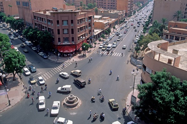 morocco, contemporary town