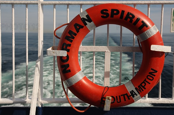 France, Haute Normandie / angleterre, seine maritime, le havre / portsmouth, traversee trans manche, a bord du ferry boat, norman voyager, navigation, mer, sillage,