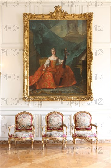 France, ile de france, yvelines, versailles, chateau de versailles, appartements de mesdames, grand cabinet de madame adelaide,