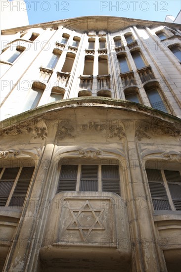 France, ile de france, paris 4e arrondissement, le marais, rue pavee, synagogue, architecte hector guimard, judaisme, religion,