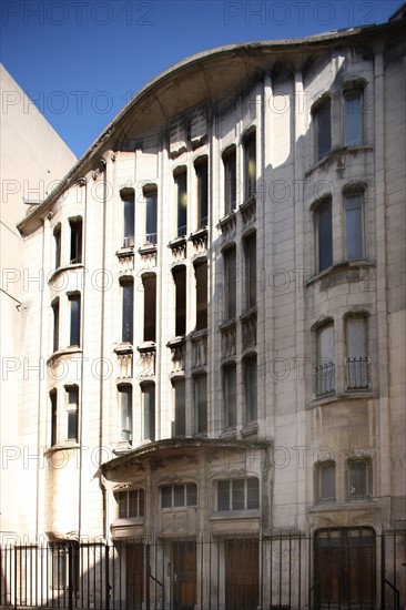 France, ile de france, paris 4e arrondissement, le marais, rue pavee, synagogue, architecte hector guimard, judaisme, religion,