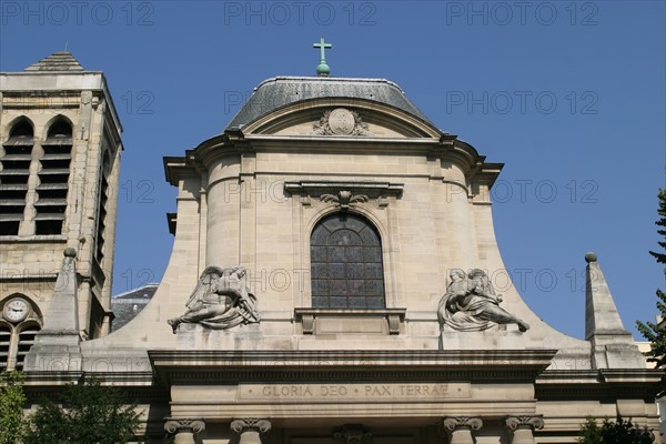 facade de saint nicolas du chardonnet
rue Monge