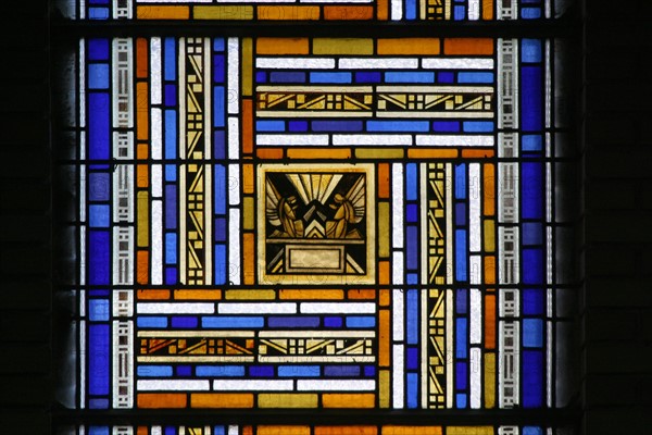 eglise st Leon (Dupleix)
detail des vitraux