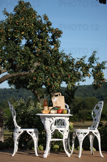 France, Haute Normandie, eure, pays de risle estuaire, Les Cigognes, 211 bis chemin du Roy, maison d'hote, location velo, pommiers, chaumiere, gastronomie, produits regionaux, panier pique nique,